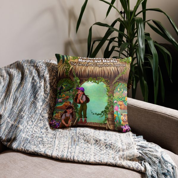 Capybara's Lagoon Pillow - Image 2