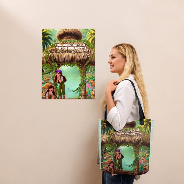 Capybara's Lagoon Tote Bag - Image 2