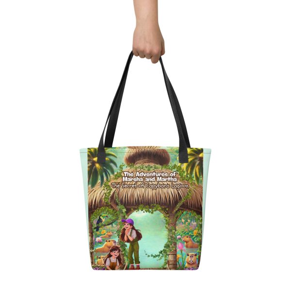 Capybara's Lagoon Tote Bag - Image 6