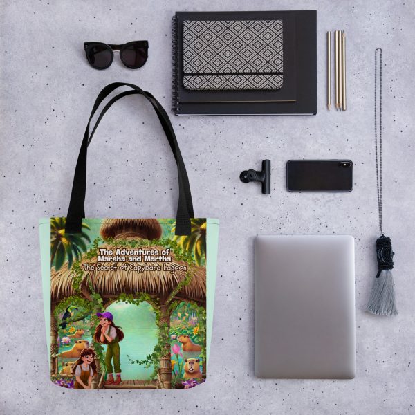 Capybara's Lagoon Tote Bag - Image 4