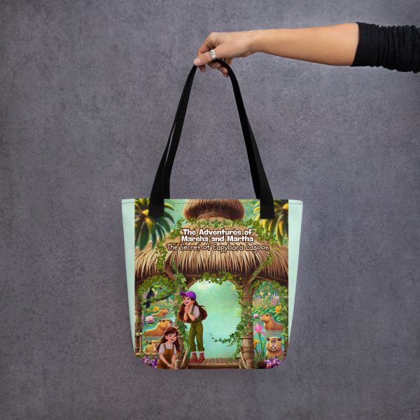 Capybara's Lagoon Tote Bag - Image 7