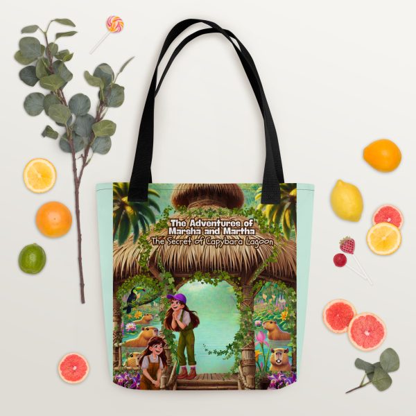 Capybara's Lagoon Tote Bag - Image 11