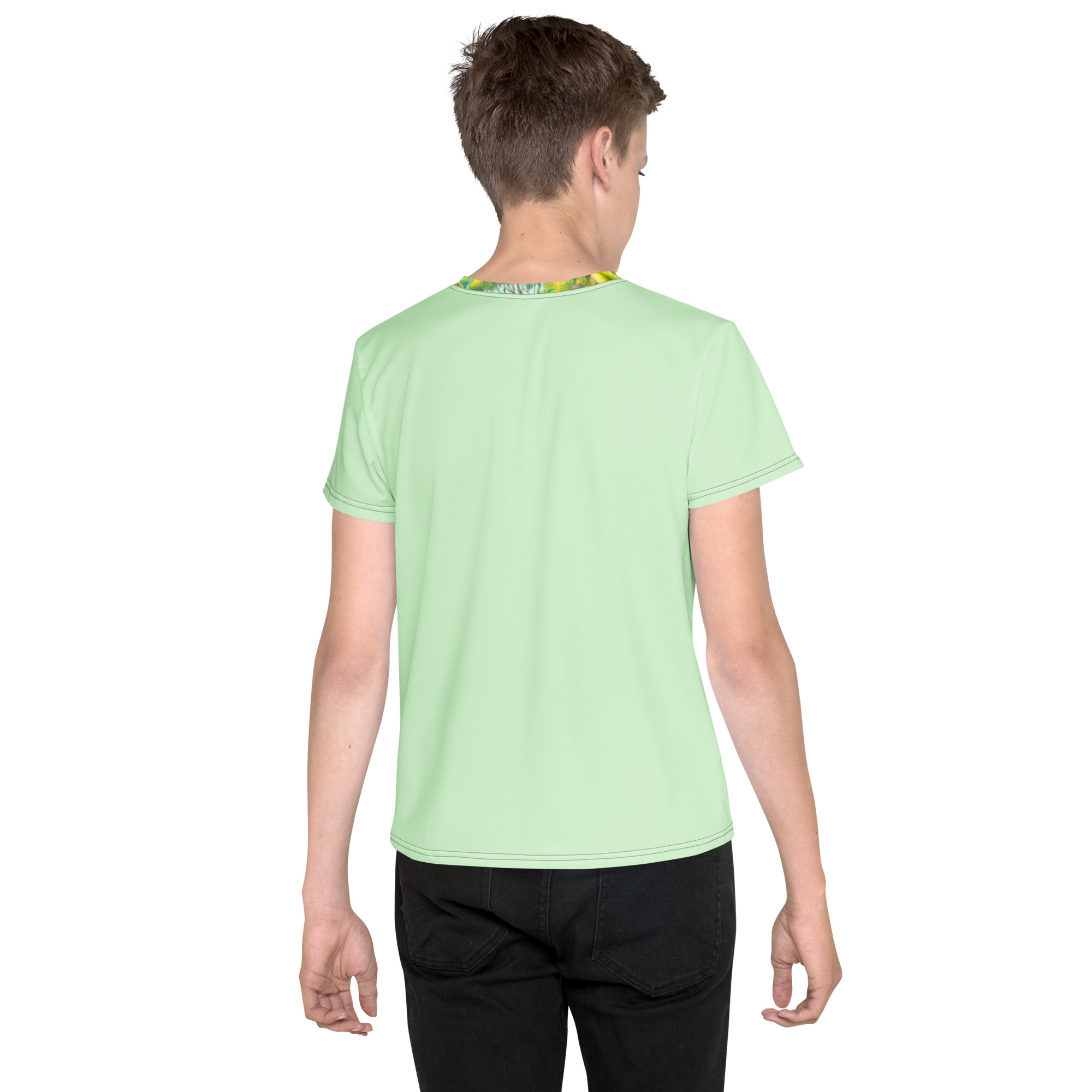 The Capybara's Lagoon Neck T-Shirt - Image 2