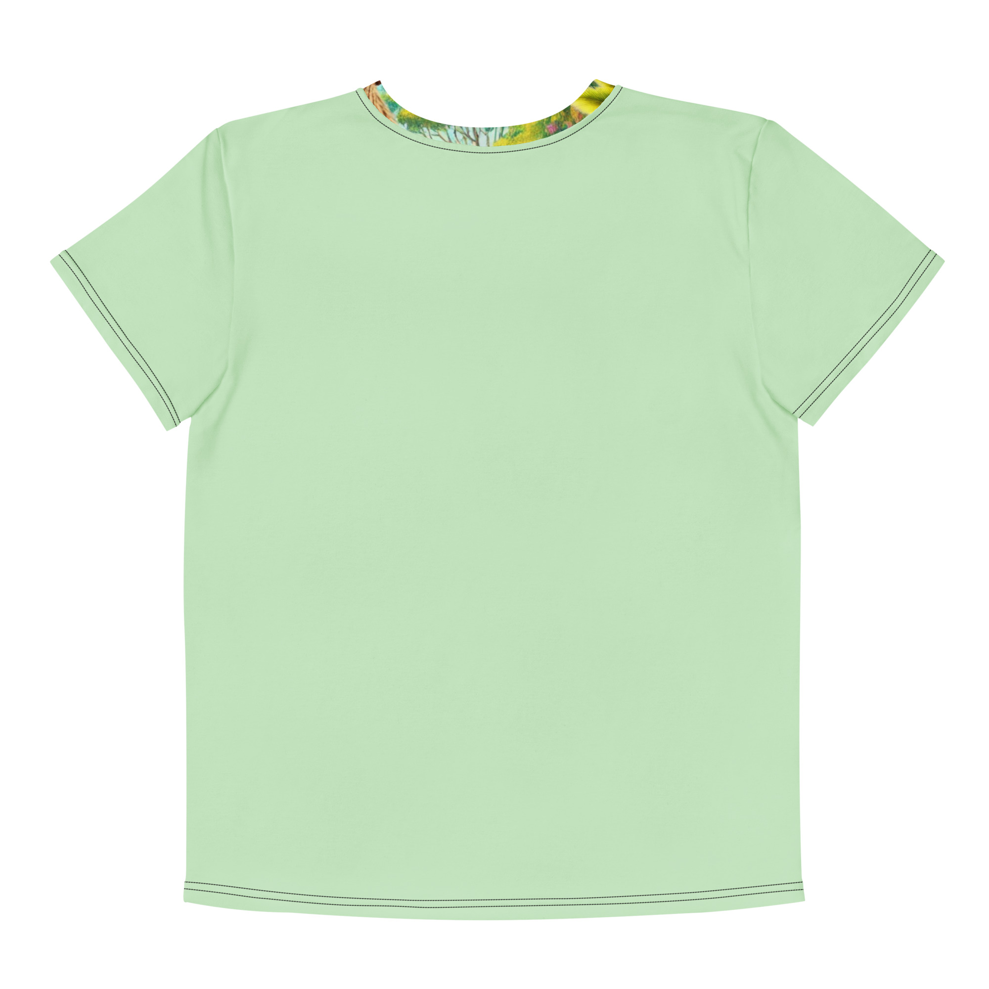 The Capybara's Lagoon Neck T-Shirt - Image 7
