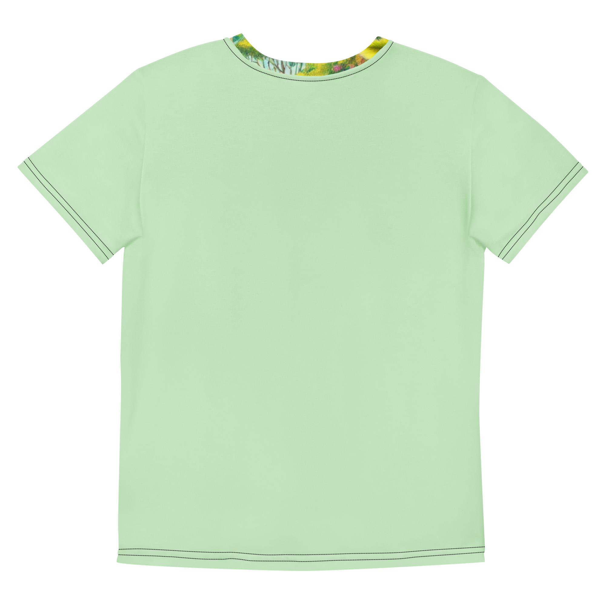 The Capybara's Lagoon Neck T-Shirt - Image 8
