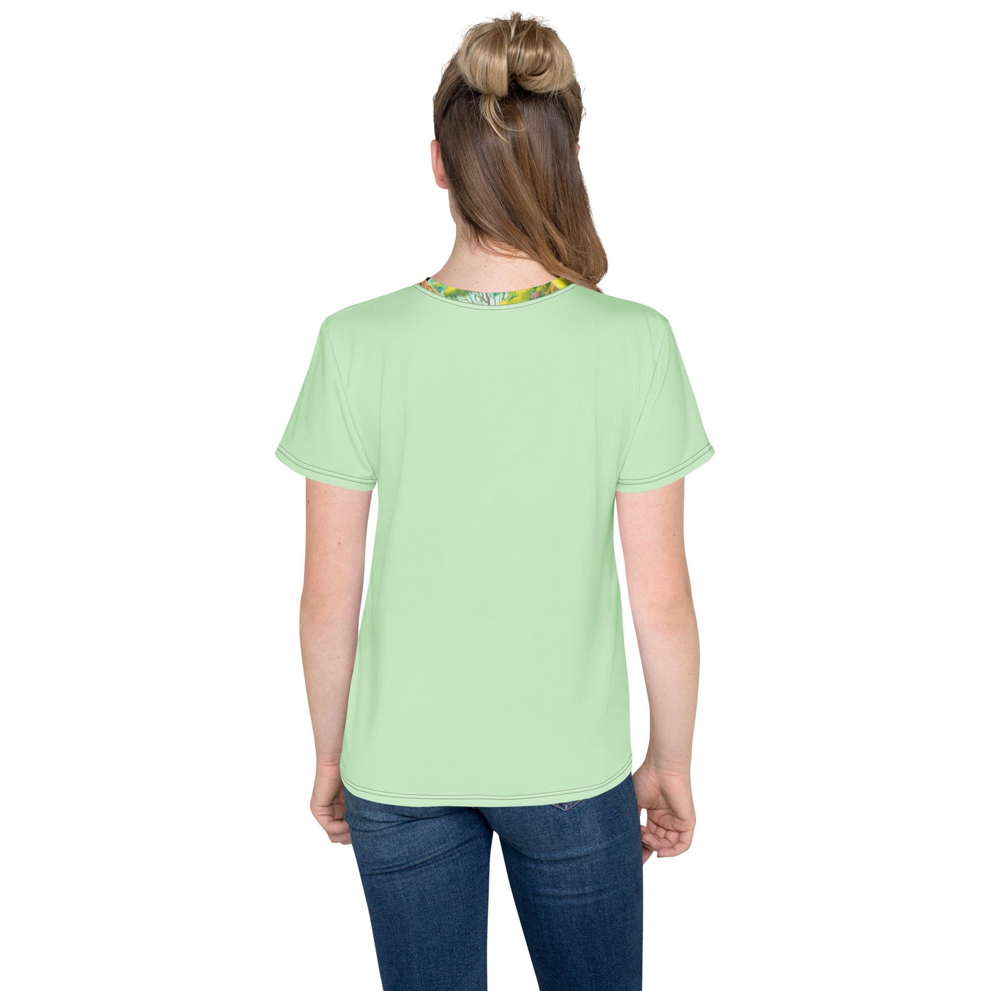The Capybara's Lagoon Neck T-Shirt - Image 13
