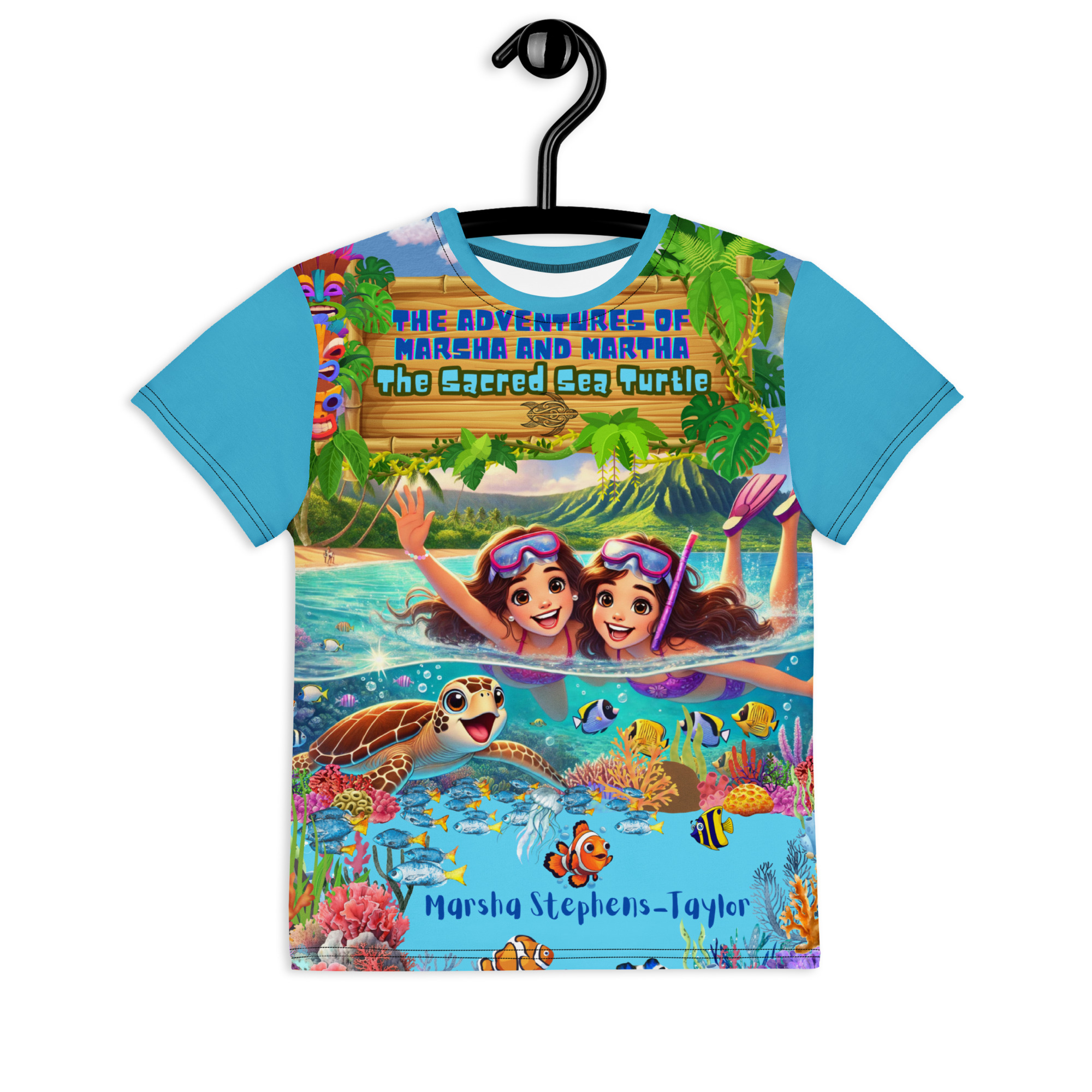 Sacred Sea Turtle Neck T-Shirt - Image 2